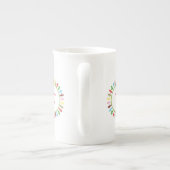 Tasse En Porcelaine Joyeux Noël et café en différentes langues (Dos)