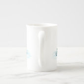 Tasse En Porcelaine Joyeux Noël ! Snowman avec chat et chiot (Dos)