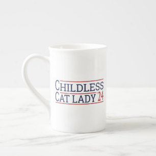 Tasse En Porcelaine Kamala Harris - Enfless Cat Lady 2024 I
