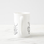 Tasse En Porcelaine Kraken - poulpe géant noir/Cthulu (Dos)