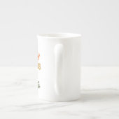 Tasse En Porcelaine La boue de Chine de l'os d'ambition (Dos)