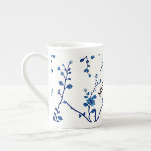 Tasse En Porcelaine La Chine Bleue Willow Moderne Esthétique