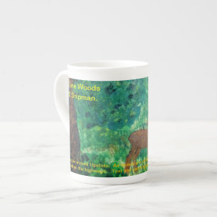 Tasse En Porcelaine La forêt allée par le marin de J S (c) J