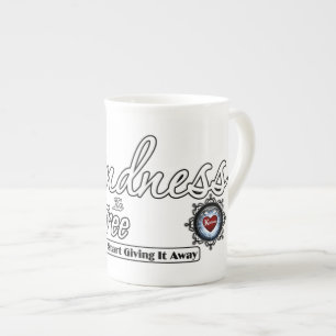 Tasse En Porcelaine La gentillesse est libre