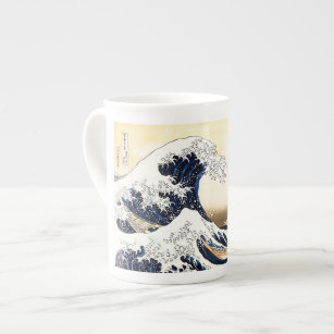 Tasse En Porcelaine La grande vague outre de Kanagawa