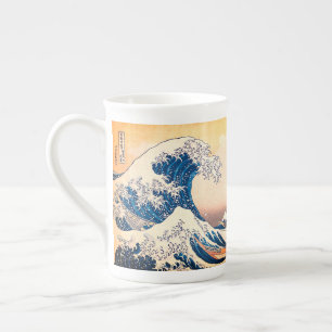 Tasse En Porcelaine La grande vague outre de Kanagawa