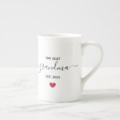 Tasse En Porcelaine La meilleure grand-mère 'est année' de chine d'os  (Droite)