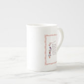 Tasse En Porcelaine La relation la plus importante, la citation élégan (Devant droit)