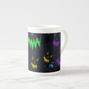 Tasse En Porcelaine Lanternes Jack O' brillantes et colorées