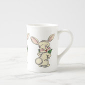 Tasse En Porcelaine Lapin Coupe de Musique Coupe Bone Chine (Droite)