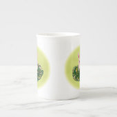 Tasse En Porcelaine Lapin de Pâques dans le chou rond (Devant)