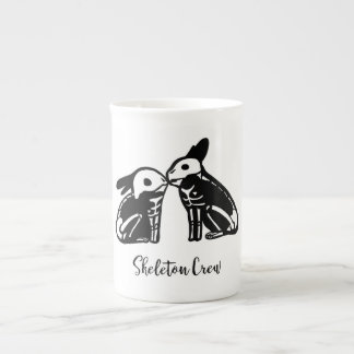Tasse En Porcelaine Lapins d'équipage squelettique