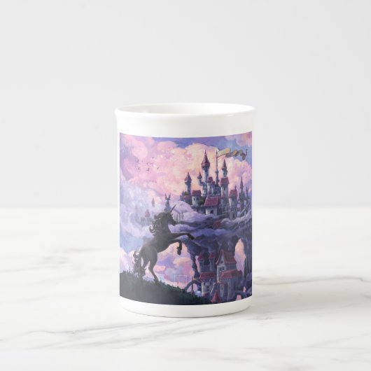 Tasse En Porcelaine Le château de Unicorn (Devant)