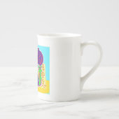 Tasse En Porcelaine Le modèle de do-it-yourself remplacent le NOM (Droite)