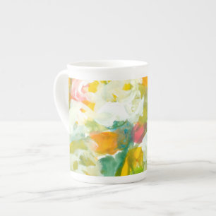 Tasse En Porcelaine Le ressort a II jailli
