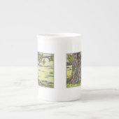 Tasse En Porcelaine Le roi Charles et un arbre (Devant)