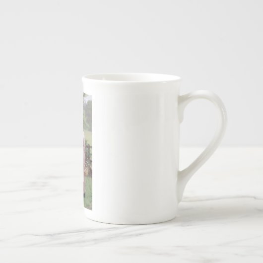 Tasse En Porcelaine Le Seigneur de Burleigh et sa Dame (Droite)