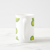 Tasse En Porcelaine Le style années 70 vert (Dos)