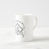 Tasse En Porcelaine Légendaire Pêcheur Créé 2021 (Devant droit)