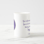 Tasse En Porcelaine Les bons amis sont comme des étoiles… (Devant)