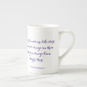 Tasse En Porcelaine Les bons amis sont comme des étoiles… (Droite)