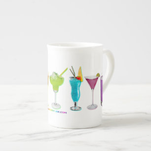 Tasse En Porcelaine Les cocktails alcoolisés de SlipperyJoe pour la co
