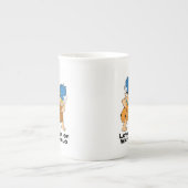 Tasse En Porcelaine Les Pierrafeu | Buffles d'eau Fred & Barney (Devant)