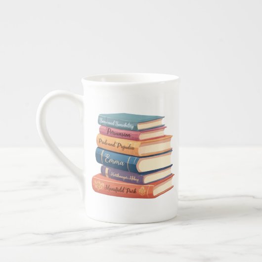 Tasse En Porcelaine Les romans de Jane Austen VII (Gauche)