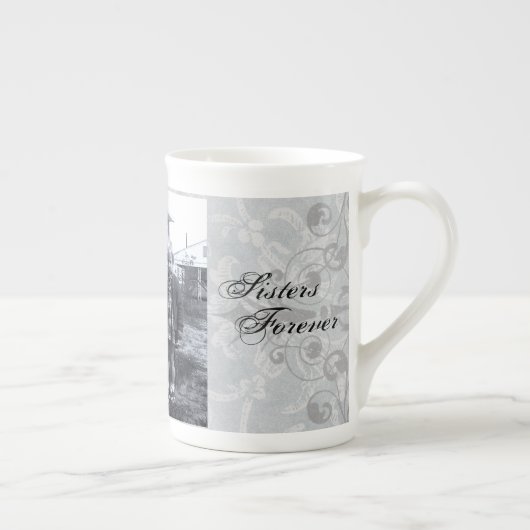 Tasse En Porcelaine "Les Soeurs Augmentent Plus Précieux" Peut Personn (Droite)