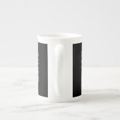 Tasse En Porcelaine Les vrais hommes aiment les chats en Grunge Style  (Dos)