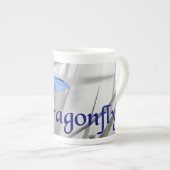 Tasse En Porcelaine Libellule (Devant droit)
