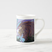 Tasse En Porcelaine Lion et petits (Droite)