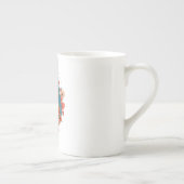 Tasse En Porcelaine Logo Dragon Asiatique (Droite)