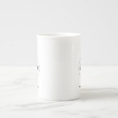 Tasse En Porcelaine Logo simple et commerce de texte (Devant)