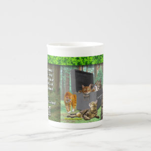 Tasse En Porcelaine L'os de chat de Schrodinger