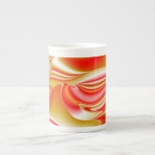 Tasse En Porcelaine Love and Gold Abstrait 3D Rainbowart (Devant)