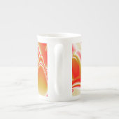 Tasse En Porcelaine Love and Gold Abstrait 3D Rainbowart (Dos)