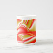 Tasse En Porcelaine Love and Gold Abstrait 3D Rainbowart (Devant)