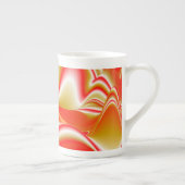 Tasse En Porcelaine Love and Gold Abstrait 3D Rainbowart (Droite)