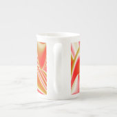 Tasse En Porcelaine Love and Gold Abstrait 3D Rainbowart (Dos)