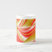 Tasse En Porcelaine Love and Gold Abstrait 3D Rainbowart (Devant)