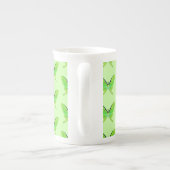 Tasse En Porcelaine Luna moth sur un arrière - plan vert pâle (Dos)