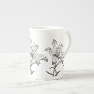 Tasse En Porcelaine lys à personnaliser ou personnaliser