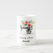 Tasse En Porcelaine Machine à coudre Crafteur Artisanat (Devant)