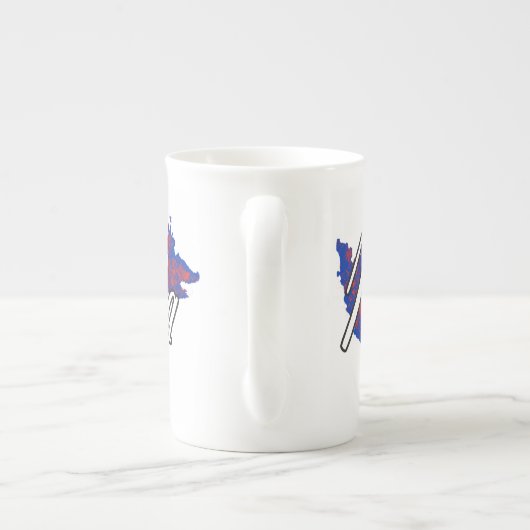 Tasse En Porcelaine Malaisie (Dos)