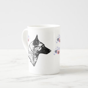 Tasse En Porcelaine Malinois belge