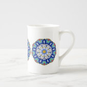 Tasse En Porcelaine Mandala Motif 01 (Droite)