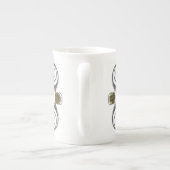Tasse En Porcelaine Mantis à feuilles mortes (Dos)