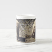 Tasse En Porcelaine Marcher Grizzly sauvage Ours faune photo (Devant)
