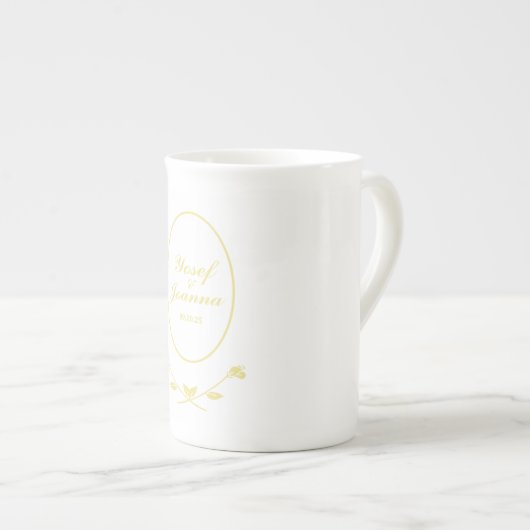 Tasse En Porcelaine Mariage d'or (Devant droit)